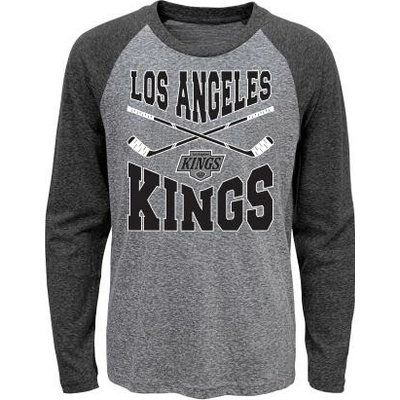 Outerstuff detské tričko Los Angeles Kings Cross Stick Ls Triblend Raglan