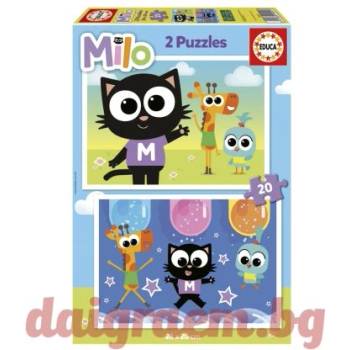 Image 1 of Educa Пъзел educa 19541 - 2 х 20 части - Майло (edu19541)