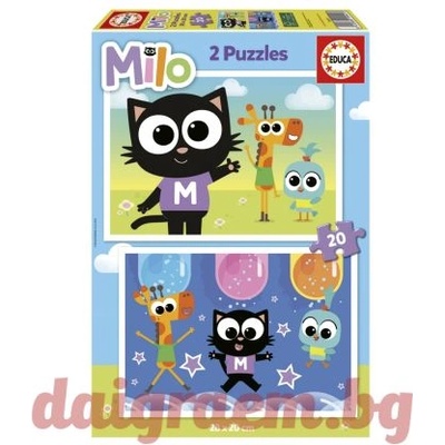Educa Пъзел educa 19541 - 2 х 20 части - Майло (edu19541)