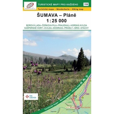 Šumava - Pláně 1:25 000 / 118 - Geodezie On Line