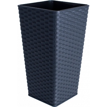 Image 1 of ALEANA САКСИЯ РАТАН КВАДРАТНА 22x22x41.5см ГРАНИТ (115040)