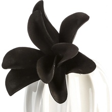 Gilde Gilde Dekoratívny penový kvet Rumba, čierny