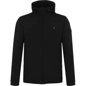 Farah Яке Farah Men's Bective Water Resistant Long Sleeve Softshell Jacket - Dp Black 006