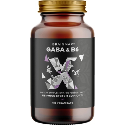 BrainMax GABA & B6 100 rastlinných kapsúl
