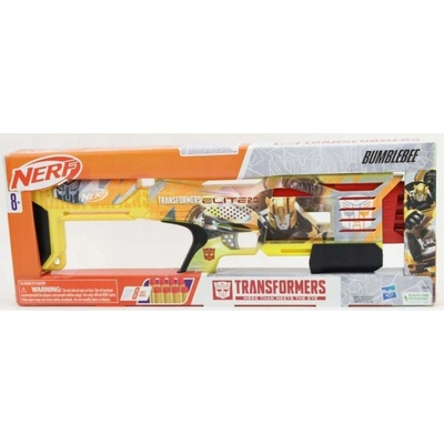 NERF TRANSFORMERS BUMBLEBEE RAKETOMET STŘÍLEJÍCÍ 8 ŠIPEK HASBRO