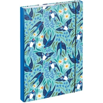 Baagl Папки за училищни тетрадки a4 Лястовици