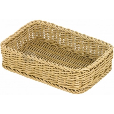 Kôš polyratan GN 1/6 béžový 17,6 x 14,2 x 6,5 cm 401302324468