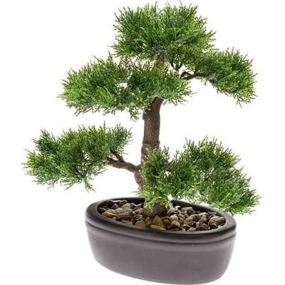 Umelý Bonsai Céder v kvetináči, 32cm