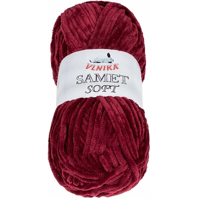 BELLATEX Příze Samet Soft 100 g - 222 tmavě bordo