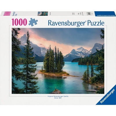 Ravensburger Пъзел Ravensburger от 1000 части - Езерото Малин, Канада (12000754)