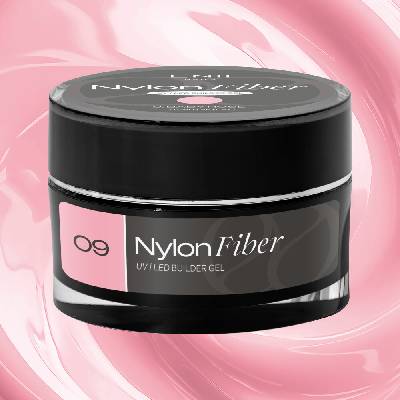 Enii Nails Nylon Fiber gel 09 Baby Rose stavební Uv Led gel 40 ml