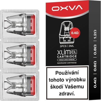 OXVA Xlim V3 CL Top Fill náhradní cartridge 3 ks 0,8 ohm – Zboží Dáma