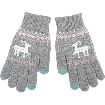 Techsuit Вълнени ръкавици Северен елен - Сиви kp36797 (36797)
