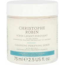 Christophe Robin Cleansing Purifying Scrub With Sea Salt šampón 75 ml