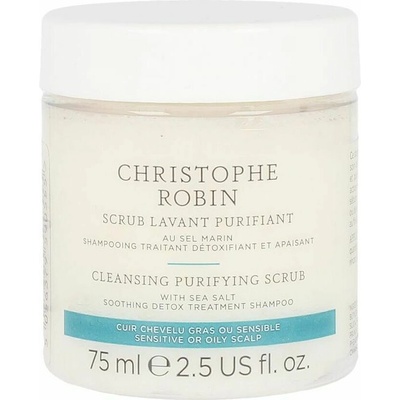 Christophe Robin Cleansing Purifying Scrub With Sea Salt šampón 75 ml