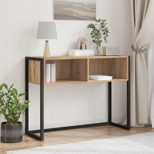 vidaXL Крайна масичка Дъб артизан 100 x 36 x 75 см Инженерна дървесина (886695)