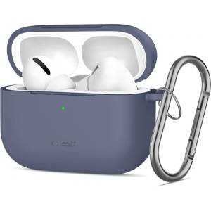 Tech-Protect Силиконов калъф за слушалки Apple AirPods Pro 3 от Tech-Protect Silicone Hook - Baby Blue (5906302333134)