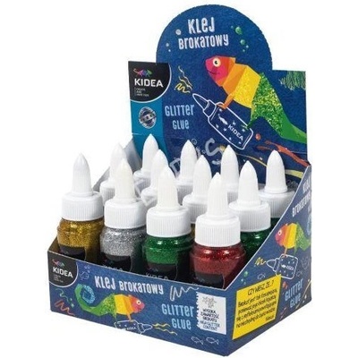 Kidea - Брокатно лепило 50 мл дисплей