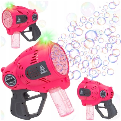 Pistole na mýdlové bubliny Springos 300 ml růžová 23,5 cm