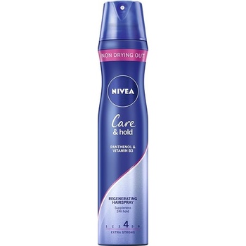 Nivea Care & hold regeneračný lak na vlasy pre extra silnú fixáciu 250 ml