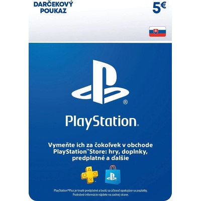 PlayStation Store predplatená karta 5 €