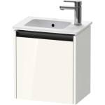 Duravit Ketho. 2 - Шкафче за умивалник 44x41x29 см, 1 врата, панти отляво, лъскаво бяло K25060L22220000 (K25060L22220000)