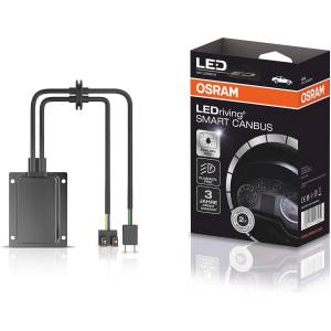 OSRAM LEDriving SMART CANBUS, LEDSC01, bypasses the lamp failure detection system for LED retrofit lamps such as NIGHT BREAKER H7-LED (LEDSC01)