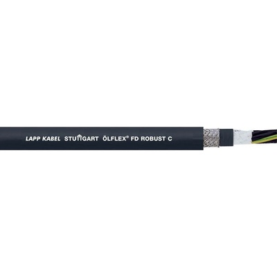 Lapp 26722/1000 kabel pro energetické řetězy ÖLFLEX® ROBUST FD C 4 G 1.5 mm² černá 1000 m