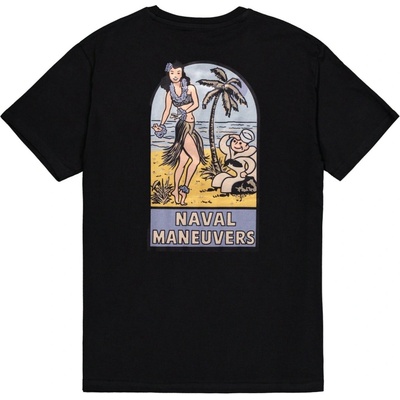 Alpha Industries tričko Naval T Back Print černé