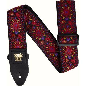 Ernie Ball Classic Jacquard Crimson Royal Bloom Колан за китара (P05369)