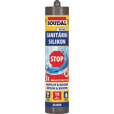 Soudal sanitár silikón STOP 280 ml