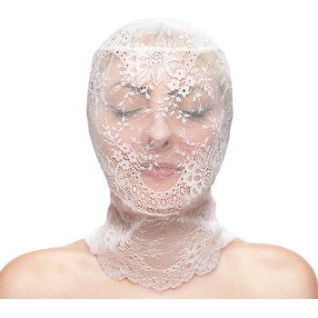 Image 1 of NS Novelties Fetish & Fashion Lace Hood White