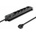 Qoltec Anti-surge bar QOLTEC 1.8M 5-SOCKETS BLACK/Modern