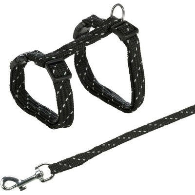 Trixie Postroj s vodítkem pro kočky reflexní 18 - 35 cm x 10 mm x 1,3 m – Zboží Dáma
