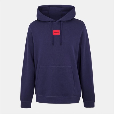 HUGO BOSS Суичър Hugo Mens HUGO Daratschi Drawstring Hoodie - Contemporary Streetwear Design - Navy 418