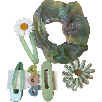 HARAHU Щипки и гумички li-24137 - Зелена kp24137 (li-24137)