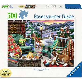 Ravensburger Пъзел Ravensburger от 500 XXL части - След целия ден (7016442)
