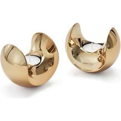 Stojánek na čajovou svíčku MORSO FIRE BALL Brass (2ks) | gold
