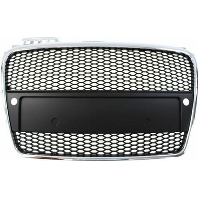 MTuning_F Grill Audi A4 B7 RS-Style Chrome-Black (05-08) PDC