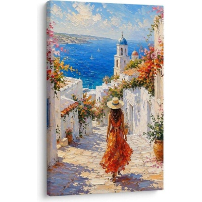 Obraz květinová cesta k pobřeží - 60x90