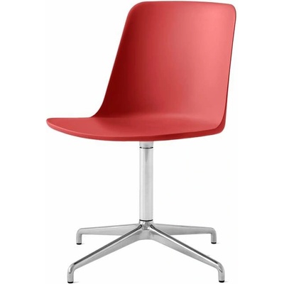 &Tradition Rely HW11 polished aluminium / vermillion red