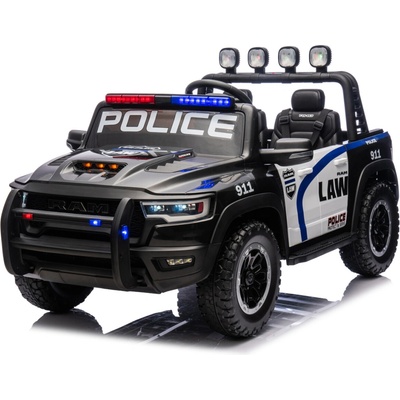 andos RAM 1500 RHO 4x4 24V/400W Elektrické autíčko Policie černá