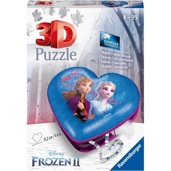 Ravensburger 3d puzzle Srdce Disney Ledové království 2 54 ks