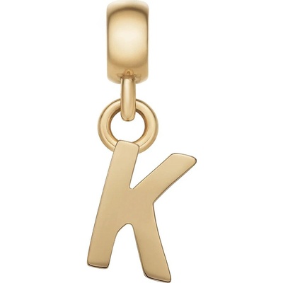 Daniel Wellington Pozlacený přívěsek písmeno "K" Charms DW00400494