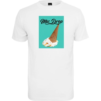 Mister Tee Мъжка тениска в бял цвят Mister Tee Mic Drop Tee white UB-MT1588-00220 - Бял, размер S