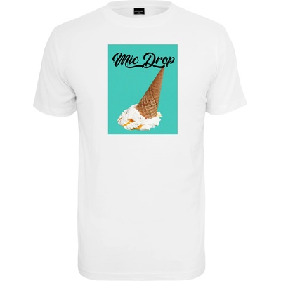 Mister Tee Мъжка тениска в бял цвят Mister Tee Mic Drop Tee white UB-MT1588-00220 - Бял, размер S