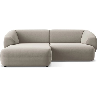 makamii Бежов кадифен ъглов диван (ляв ъгъл) Moana - Makamii (MOANA_LC_S_1_P1_C3)