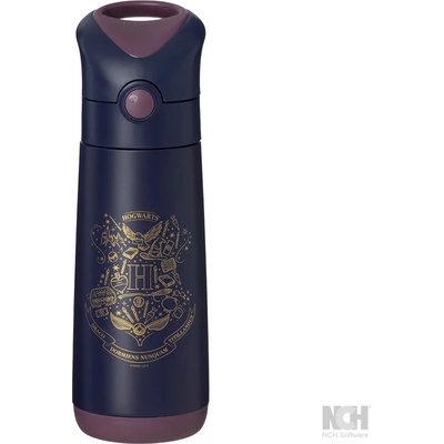 B.box Termoska na pití s brčkem 500 ml Harry Potter