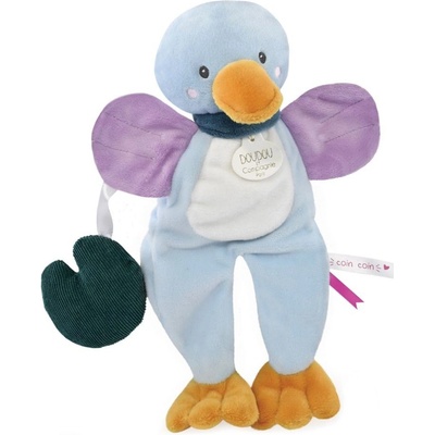 Doudou et Compagnie Paris Doudou Darčeková sada kačička s listom lekna 27 cm