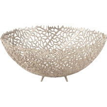 Line by Jolipa Champagne dekorační mísa na nožičkách Coral Bowl 46 x 19 cm